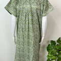Green Jaipuri Print 100% Cotton Nighty