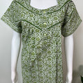 Green Jaipuri Print 100% Cotton Nighty