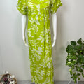 Lime Green 100% Cotton Nighty for Women