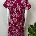 Hot Pink Pure Cotton Nightgown Soft & Comfortable