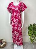 Hot Pink Pure Cotton Nightgown Soft & Comfortable