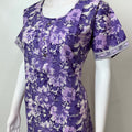 Lavender Pure Cotton Nightgown Soft & Breathable