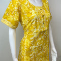 Bright Yellow Pure Cotton Nighty Soft & Breathable