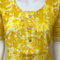 Bright Yellow Pure Cotton Nighty Soft & Breathable