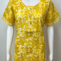 Bright Yellow Pure Cotton Nighty Soft & Breathable
