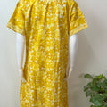 Bright Yellow Pure Cotton Nighty Soft & Breathable