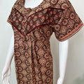Brown Digital Printed 100% Cotton Nighty