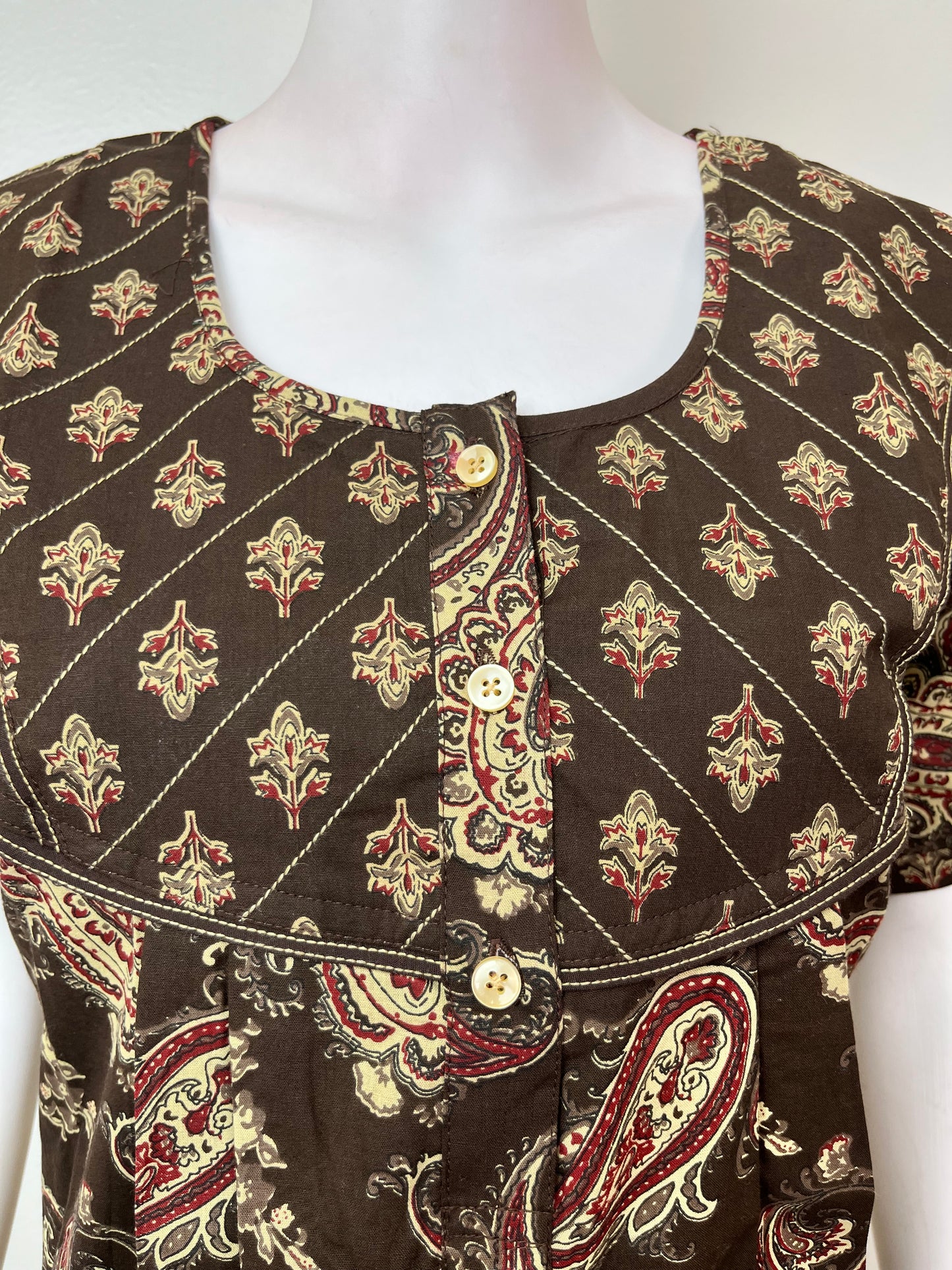 Coffee 100% Cotton Women's Nightgown