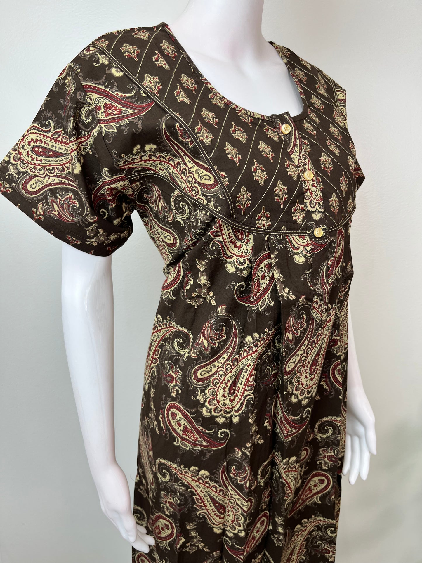 Coffee 100% Cotton Women's Nightgown