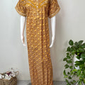 Mustard Pure Cotton Women's Nightgown
