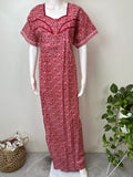 Pink 100% Cotton Nighty for Women