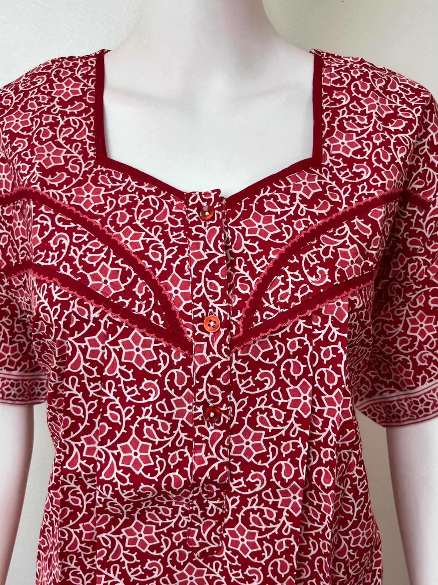 Pink 100% Cotton Nighty for Women