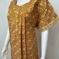 Mustard Pure Cotton Women's Nightgown