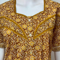 Mustard Pure Cotton Women's Nightgown