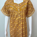 Mustard Pure Cotton Women's Nightgown