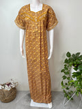Mustard Pure Cotton Women's Nightgown