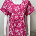 Pink 100% Cotton Nighty Elegant & Breathable