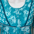 Aqua Blue Pure Cotton Soft & Breathable Nighty
