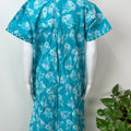 Aqua Blue Pure Cotton Soft & Breathable Nighty