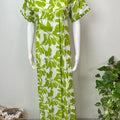 Lime Green Pure Cotton Women's Nighty