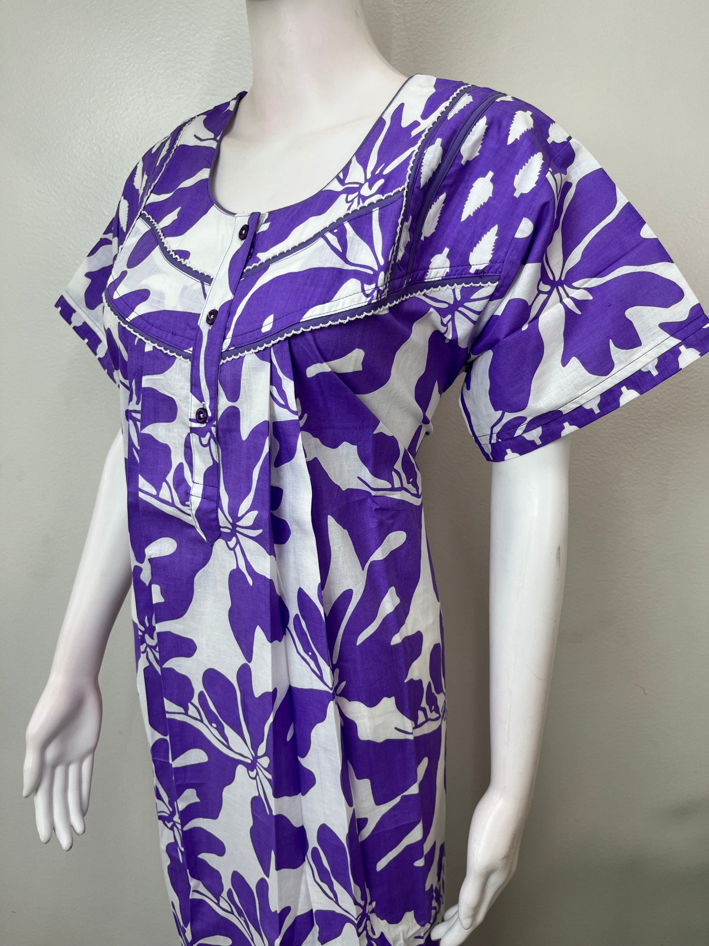Electric Violet 100% Cotton Nighty
