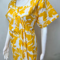 Lemon Yellow Pure Cotton Nighty Elegant & Comfortable