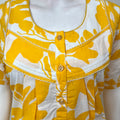 Lemon Yellow Pure Cotton Nighty Elegant & Comfortable