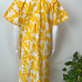 Lemon Yellow Pure Cotton Nighty Elegant & Comfortable