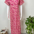 Pink Floral Printed 100% Cotton Nighty