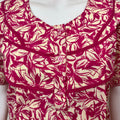 Pink Floral Printed 100% Cotton Nighty