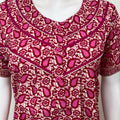 Hot Pink Pure Cotton Nightgown Soft & Comfortable