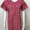 Hot Pink Pure Cotton Nightgown Soft & Comfortable
