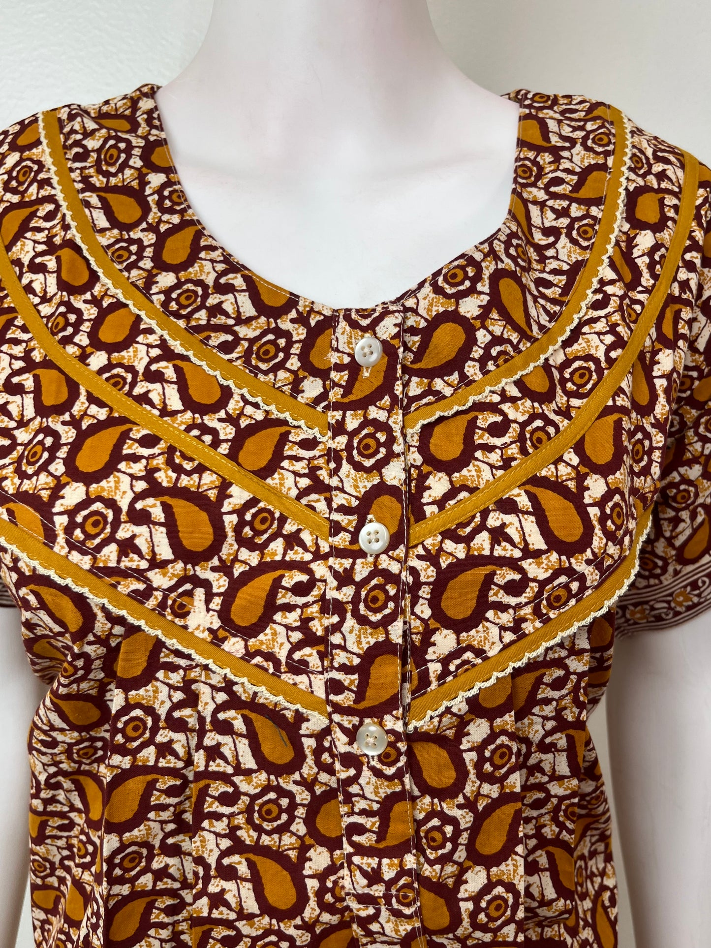 Printed Pure Cotton Nighty Elegant & Breathable