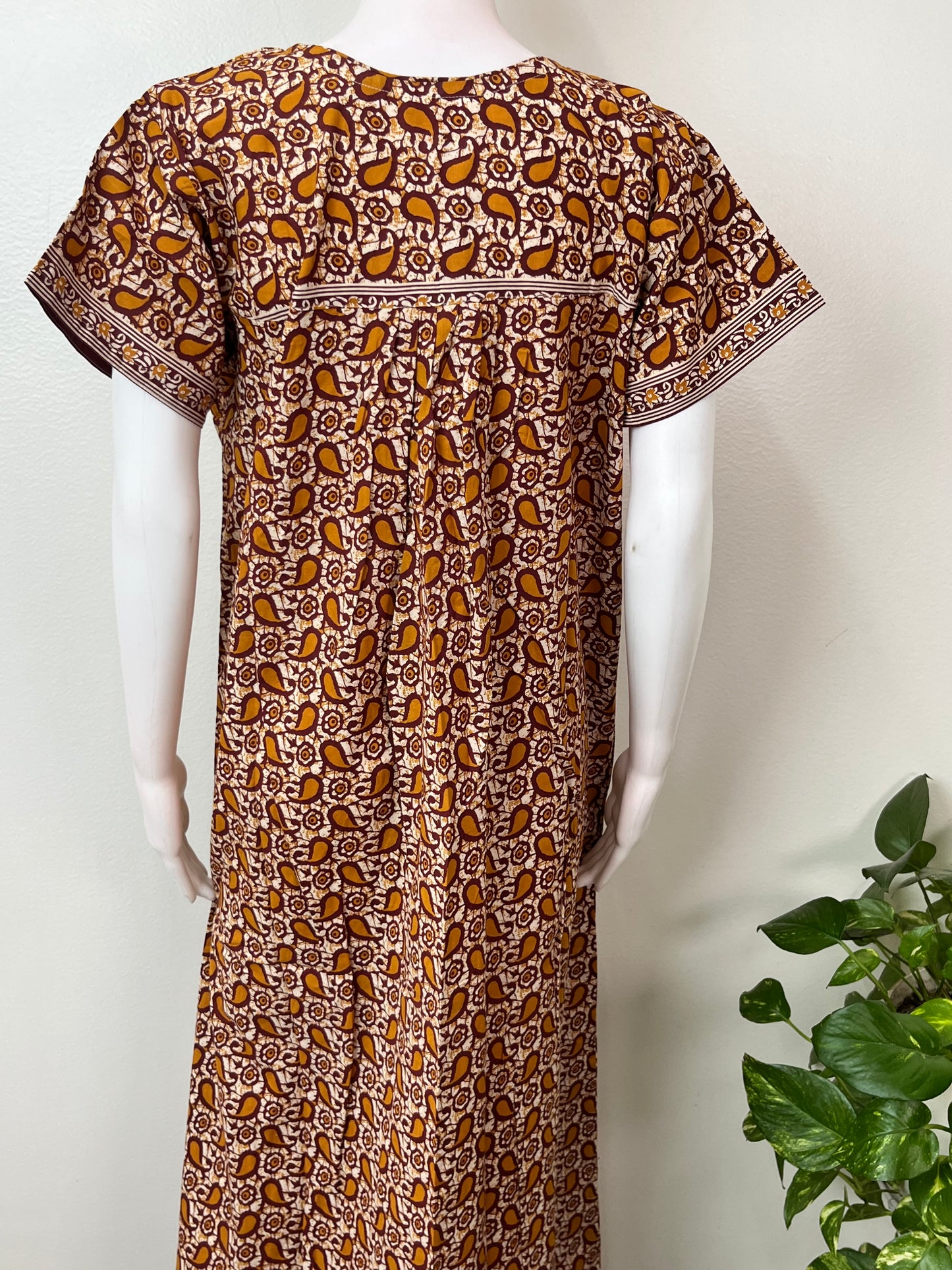 Printed Pure Cotton Nighty Elegant & Breathable