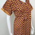 Geometric Print 100% Cotton Nightgown