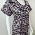 Purple Pure Cotton Nighty Soft & Comfortable