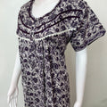 Purple Pure Cotton Nighty Soft & Comfortable