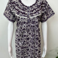 Purple Pure Cotton Nighty Soft & Comfortable