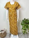 Mustard 100% Cotton Women's Nighty