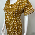 Mustard 100% Cotton Women's Nighty