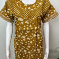 Mustard 100% Cotton Women's Nighty