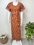 Floral Printed Pure Cotton Nightgown for Women