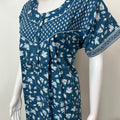 Blue Pure Cotton Soft & Comfortable Nighty