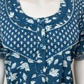 Blue Pure Cotton Soft & Comfortable Nighty