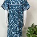 Blue Pure Cotton Soft & Comfortable Nighty