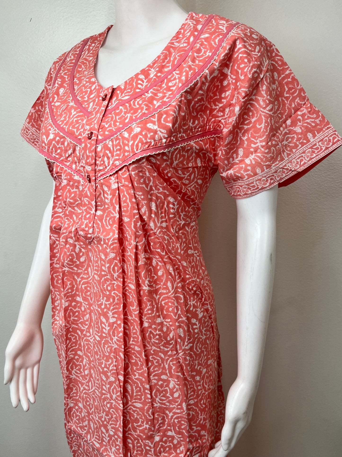 Baby Pink 100% Cotton Nighty