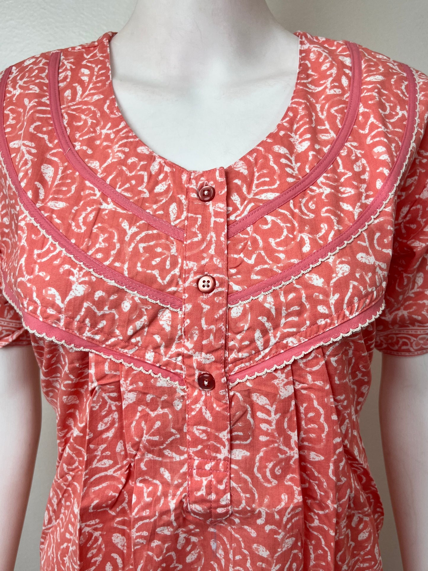 Baby Pink 100% Cotton Nighty