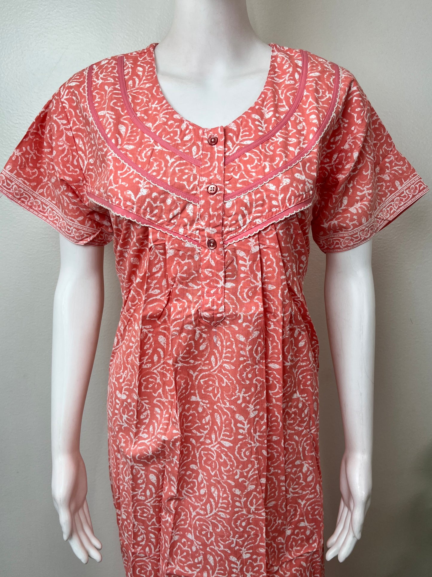 Baby Pink 100% Cotton Nighty