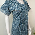 Gray Pure Cotton Nightgown Soft & Comfortable