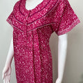 Hot Pink 100% Cotton Nightgown